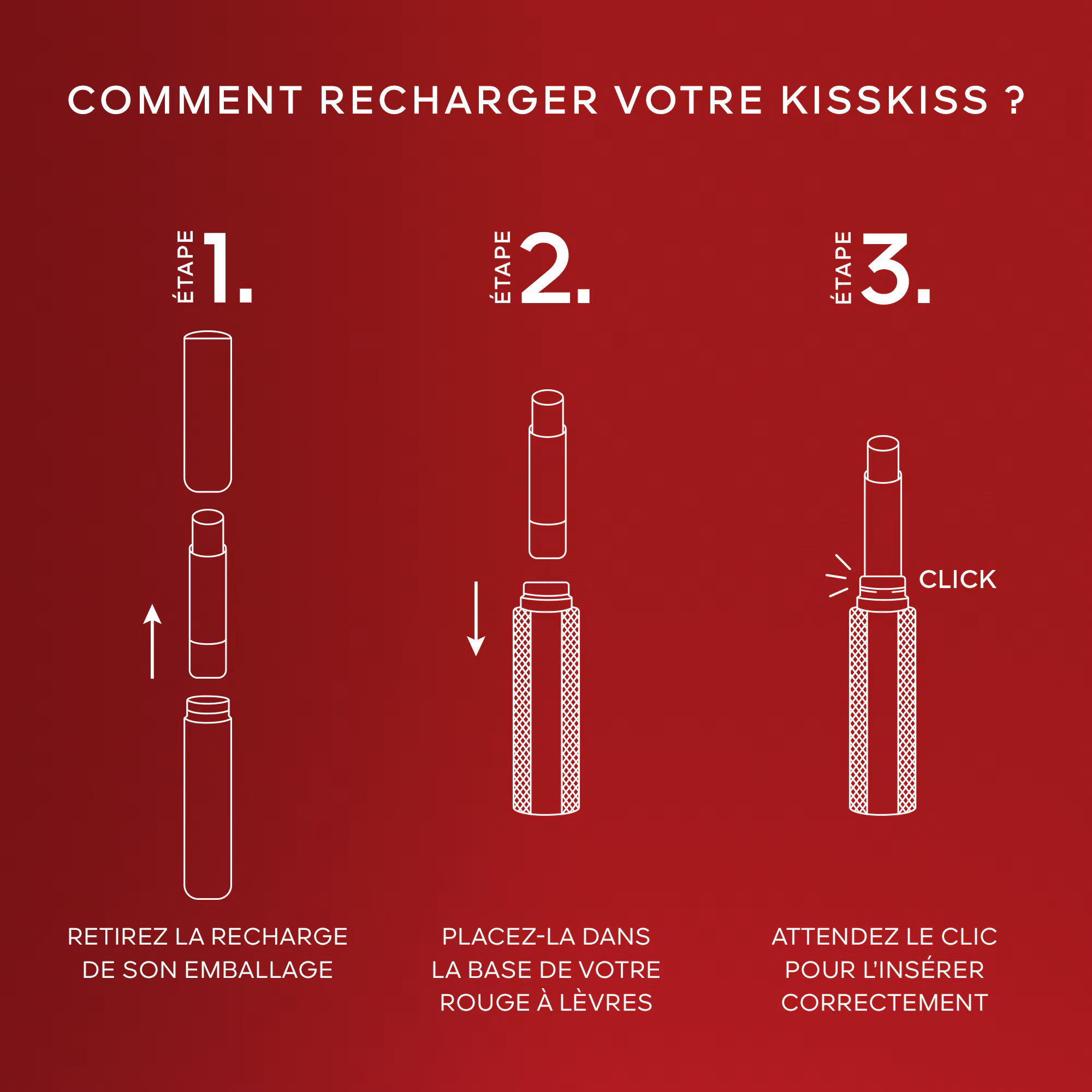 KISSKISSLe rouge à lèvres intense au miel - recharge