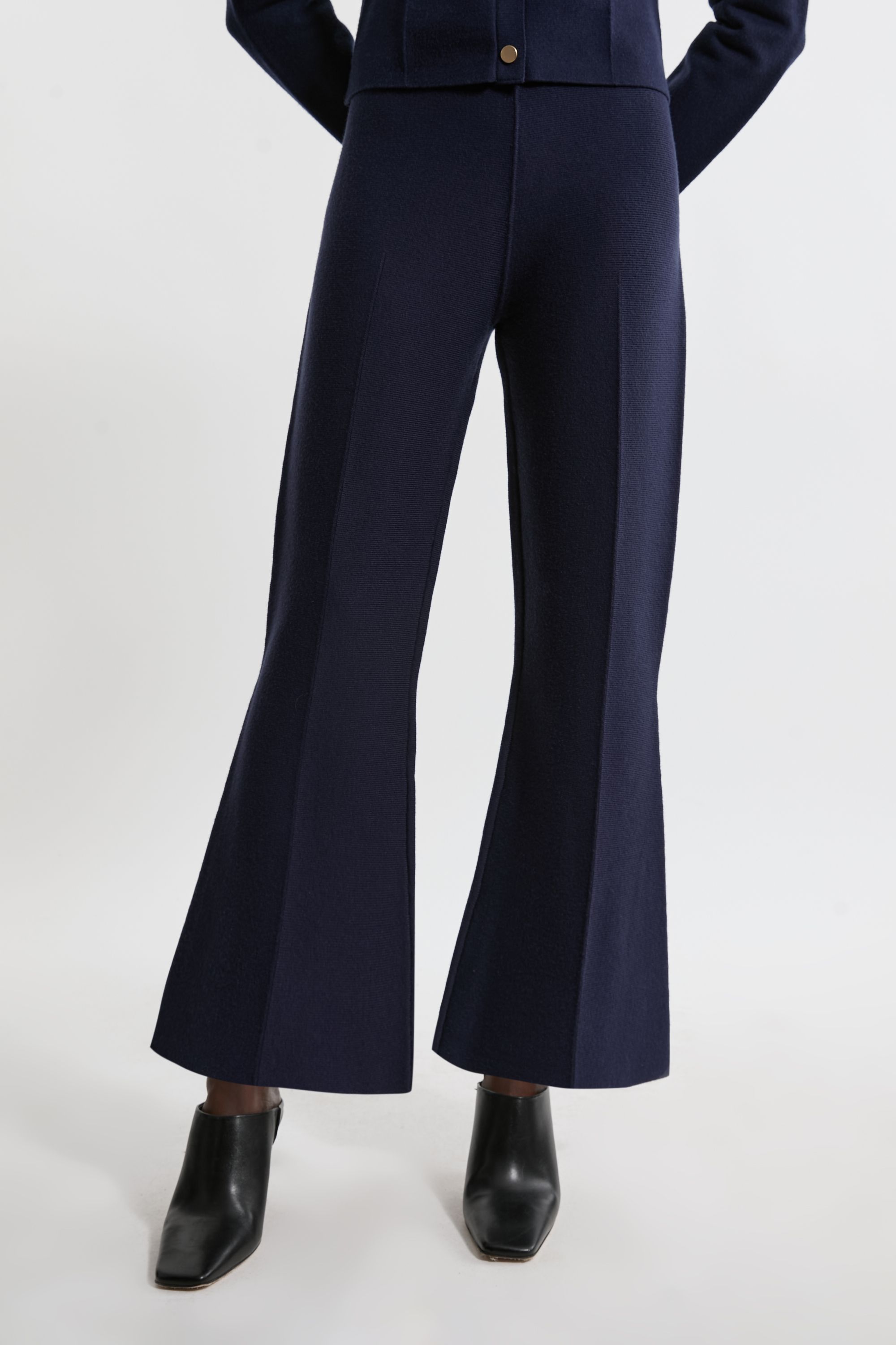 KarenMillen Flared Knitted Trousers