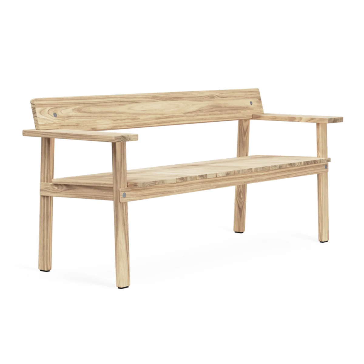 Carl Hansen - GL101 Timbur Gartenbank, Teak unbehandelt