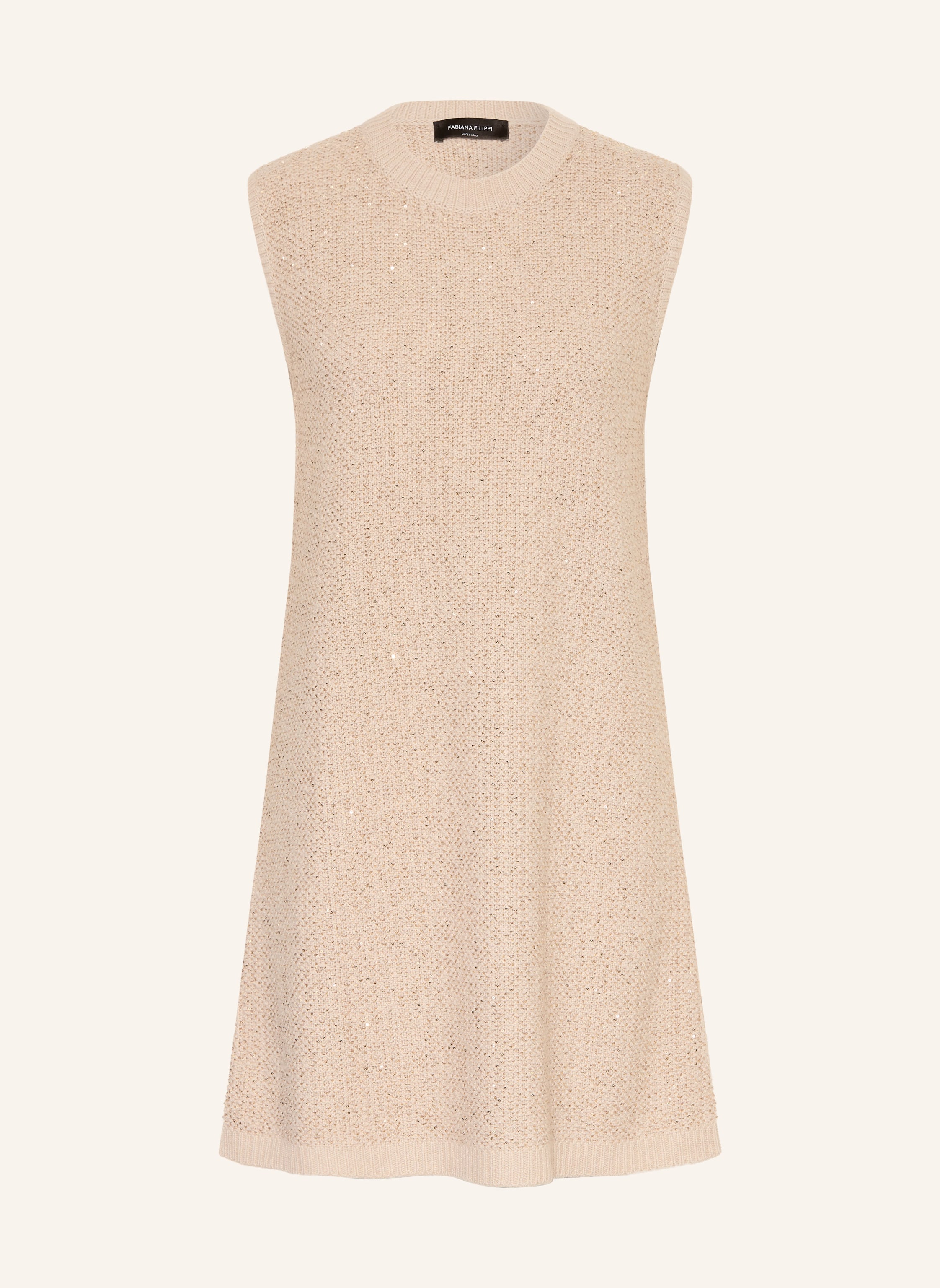FABIANA FILIPPI Strickkleid mit Pailletten