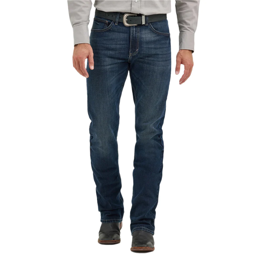 Мужские джинсы Wrangler 20X № 42 в винтажном стиле, расклешенные книзу.