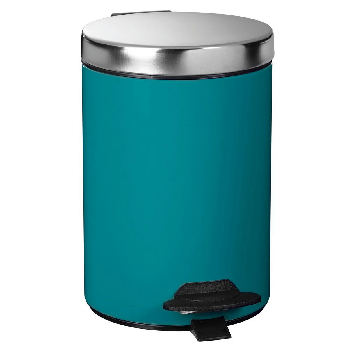 DUO - Poubelle 3L DUO en Métal Bleu turquoise