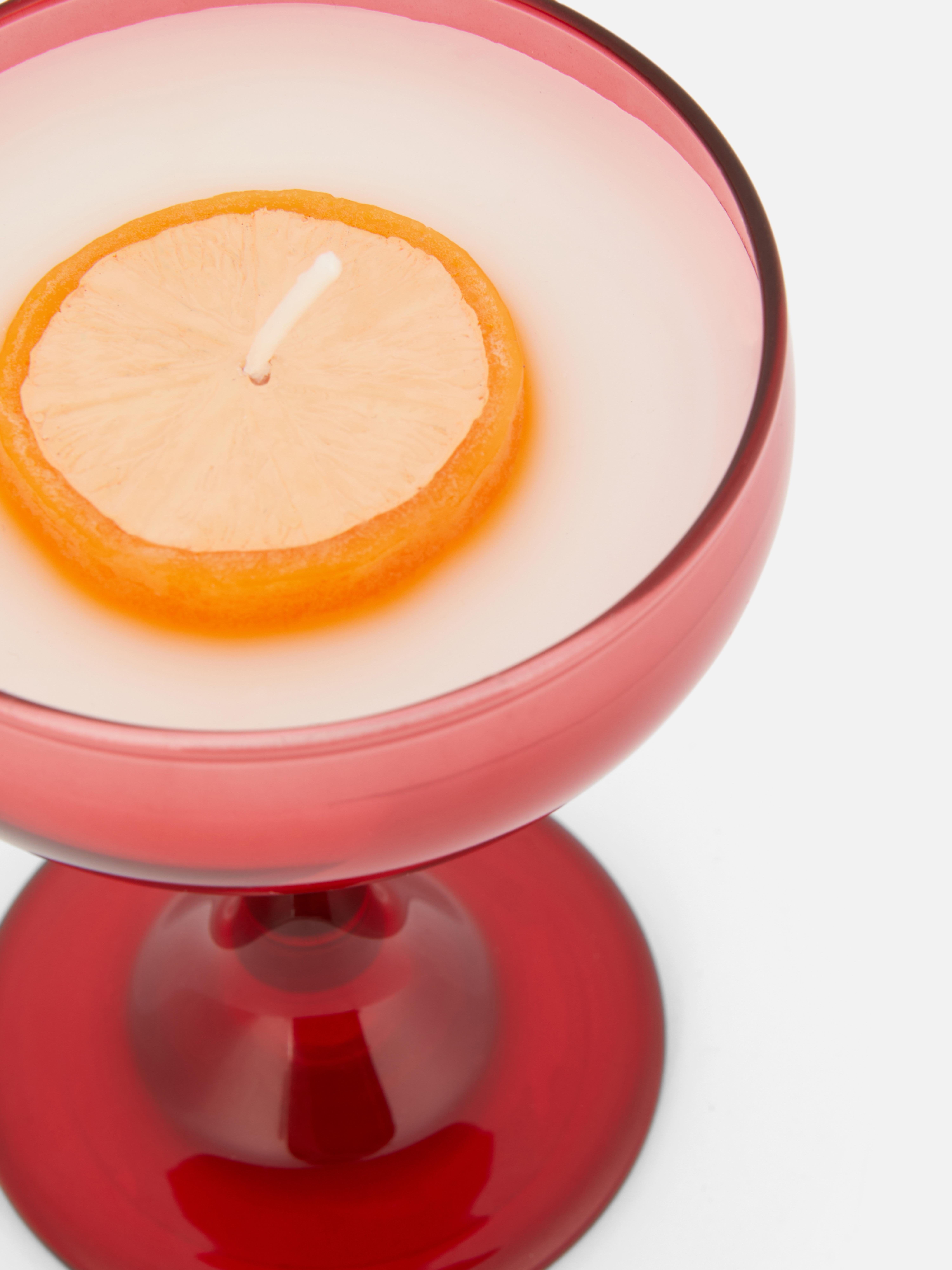 Christmas Scented Candle In Drinking Glass