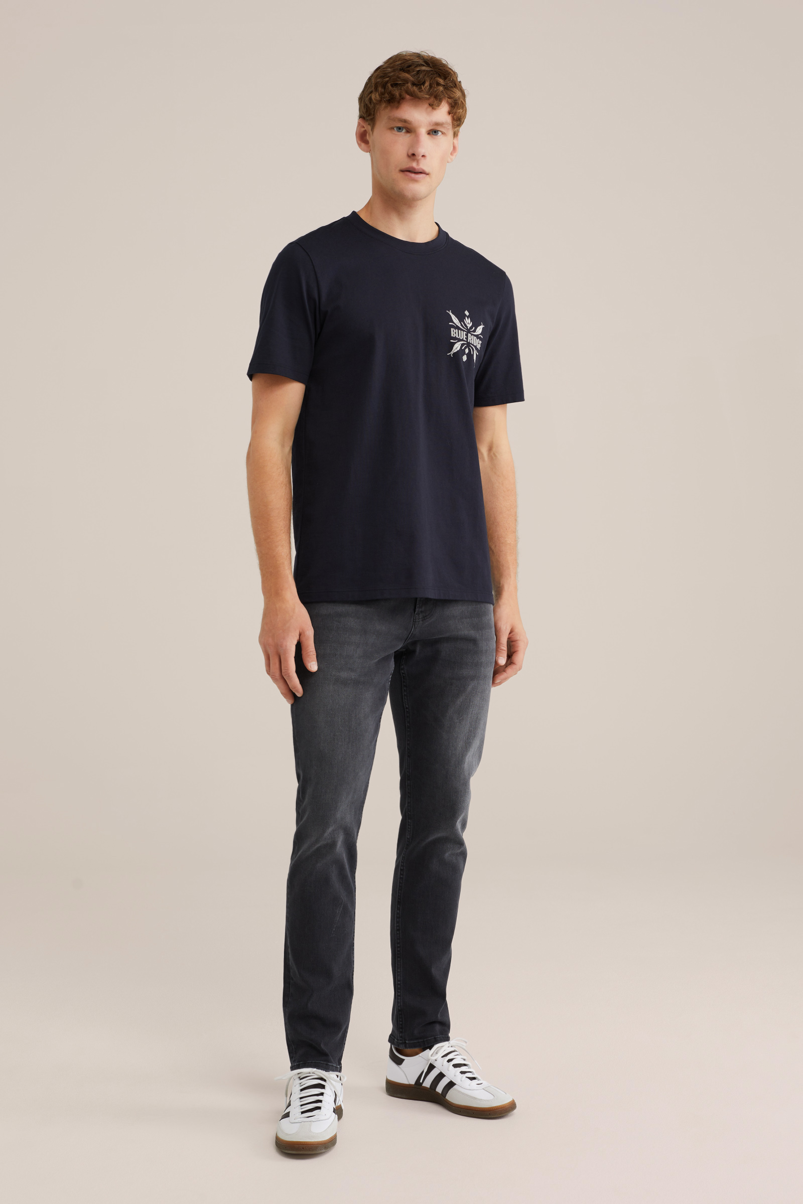 Heren slim fit jeans met stretch