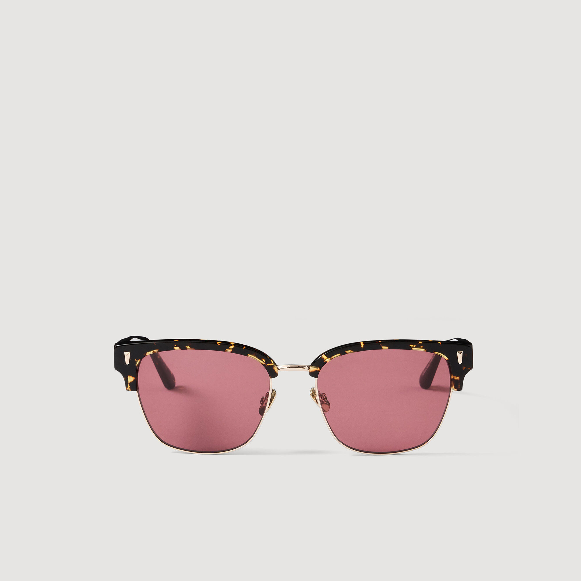 Lunettes soleil acétate logo