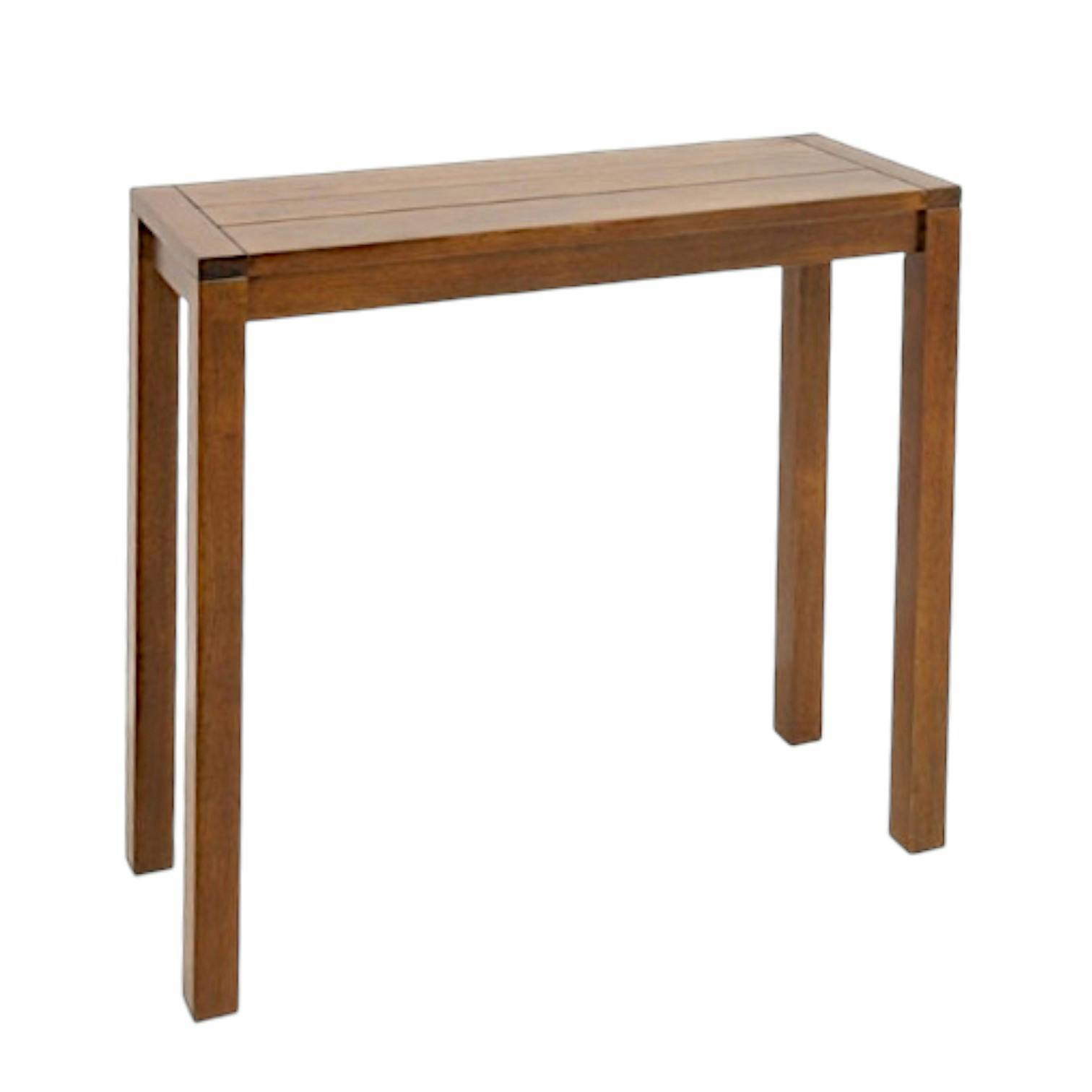 Console moderne bois hévéa 80cm ATTAN