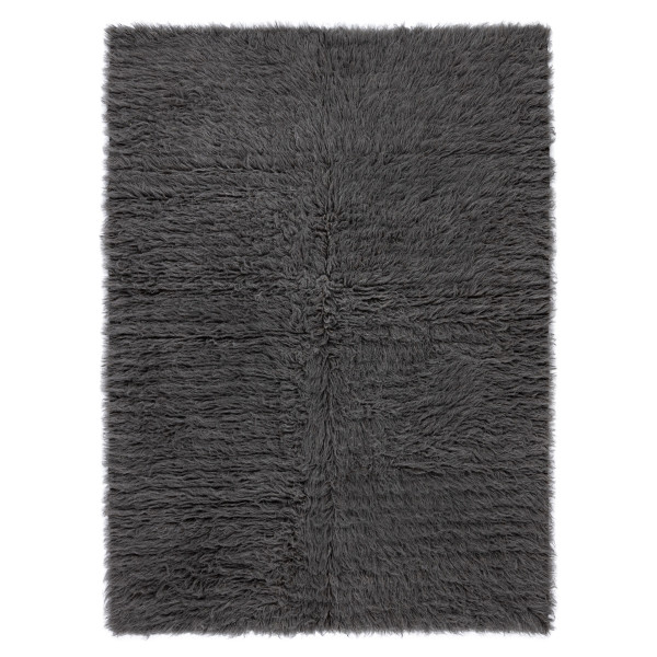 FLOKATI WEŁNIANE - Narzuta, Pled szare 55x110 cm