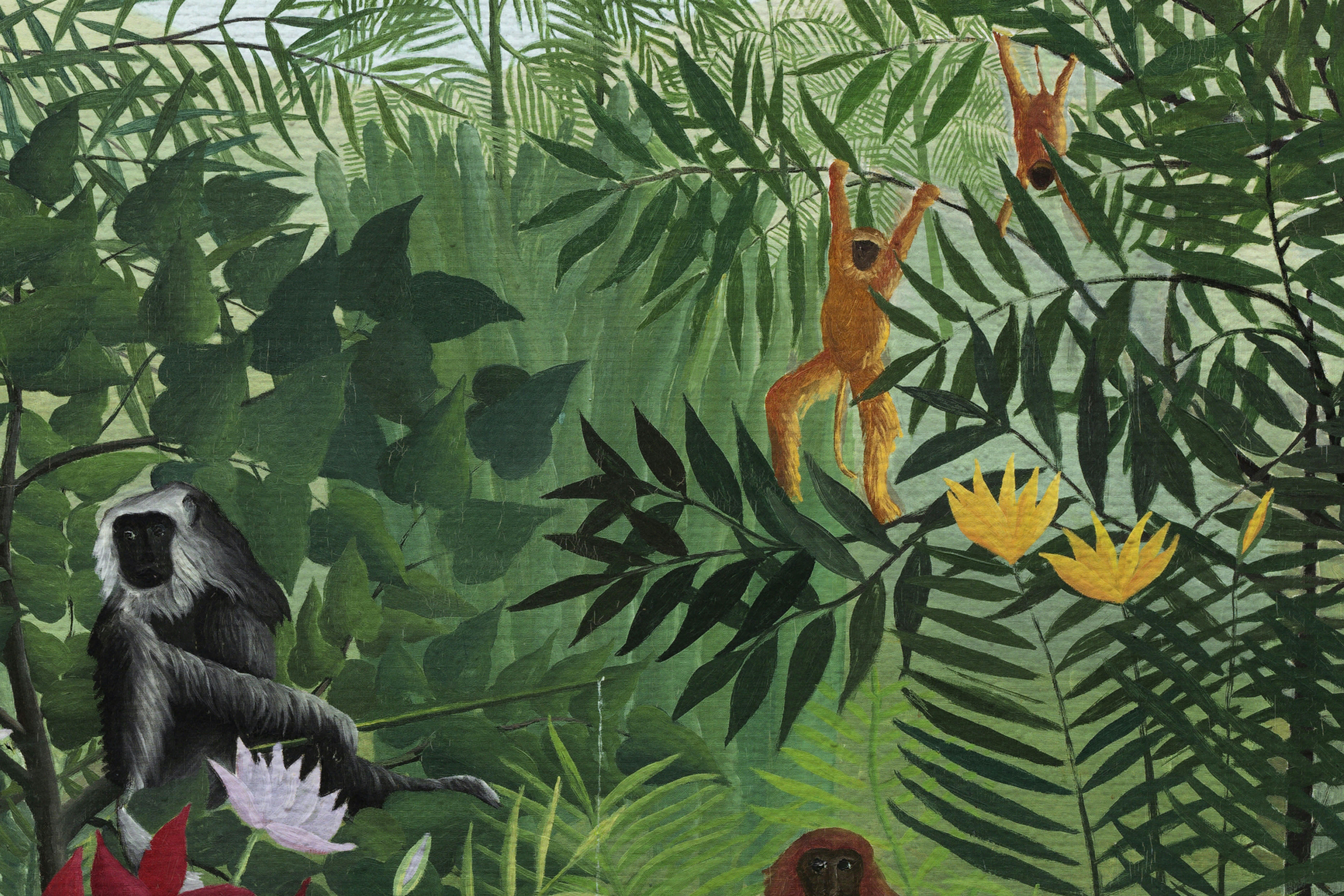 ROUSSEAU - Peinture sur toile 60x40 imprimé HD rousseau