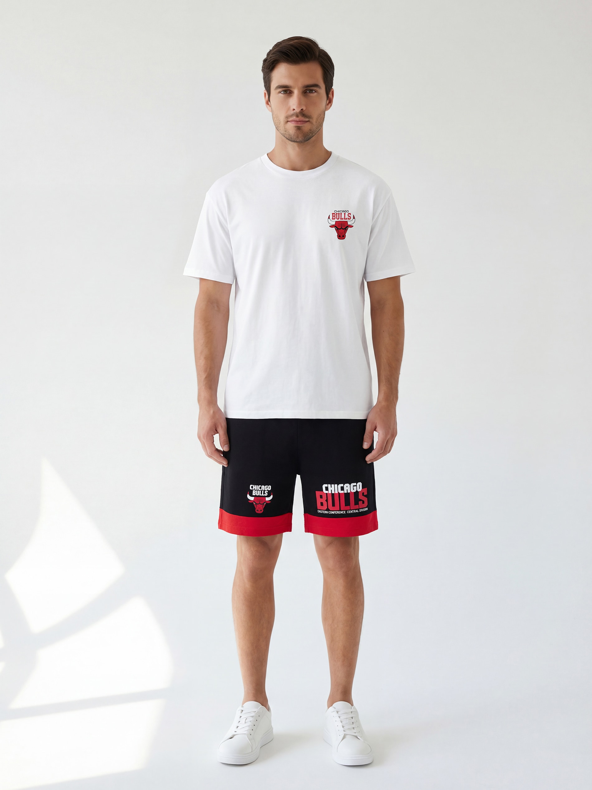 Szorty z nadrukiem Chicago Bulls NBA