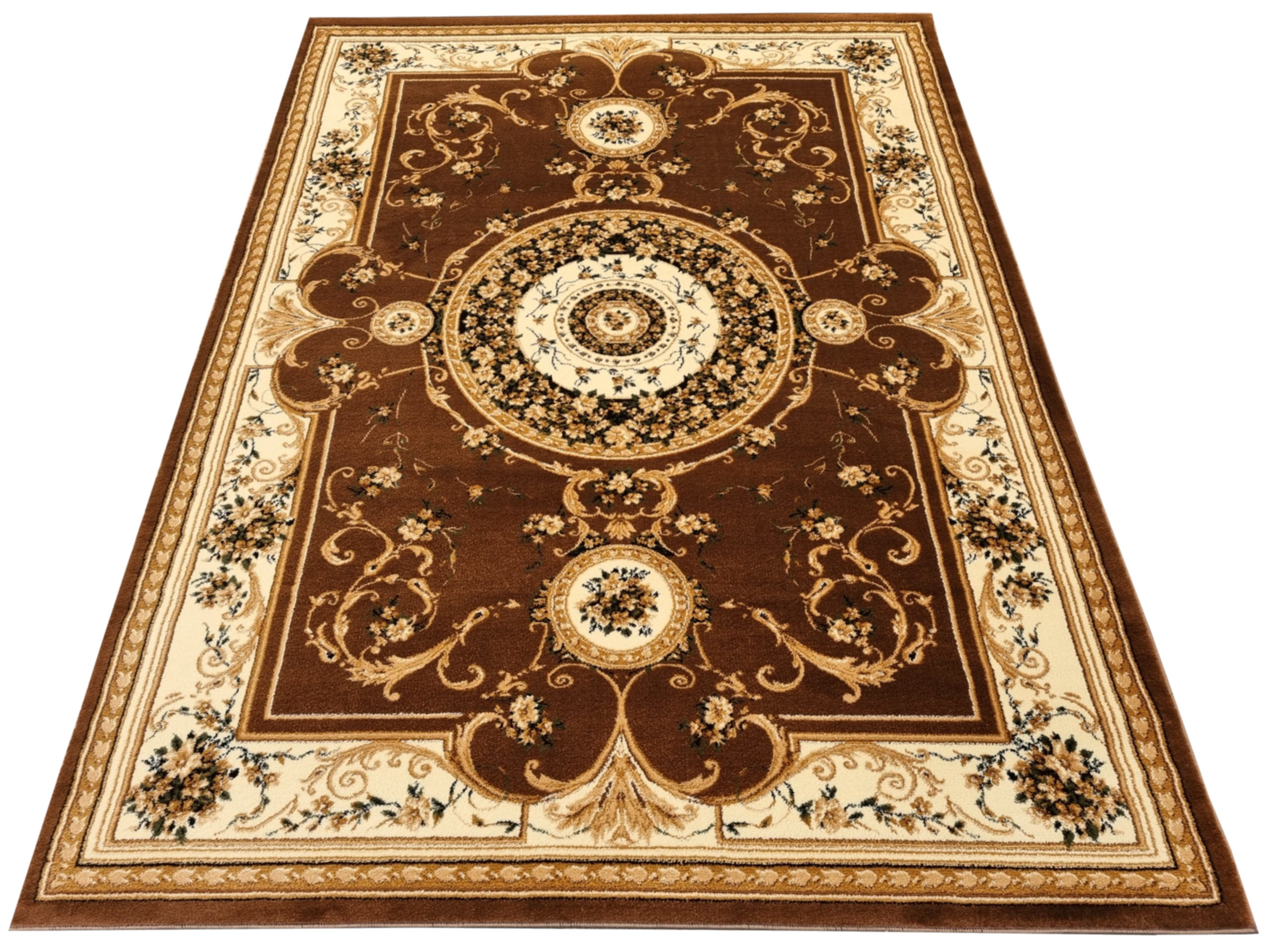 Dywan Oriental 00.03 brown brązowy 140x190 do salonu pokoju