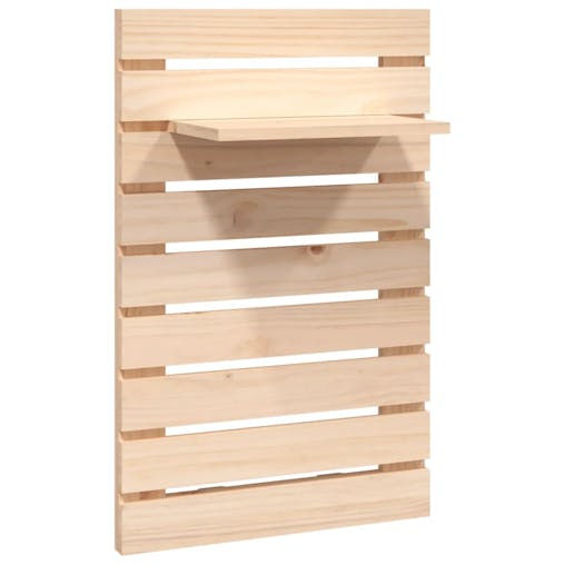 NNEVL Wall-mounted Bedside Shelves 2 pcs Solid Wood Pine