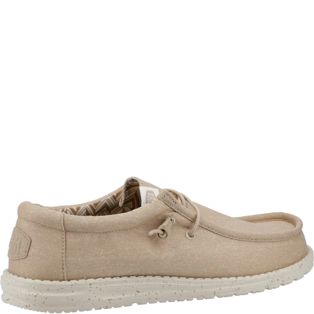 HEYDUDE Wally Stretch Canvas Slip on Shoe