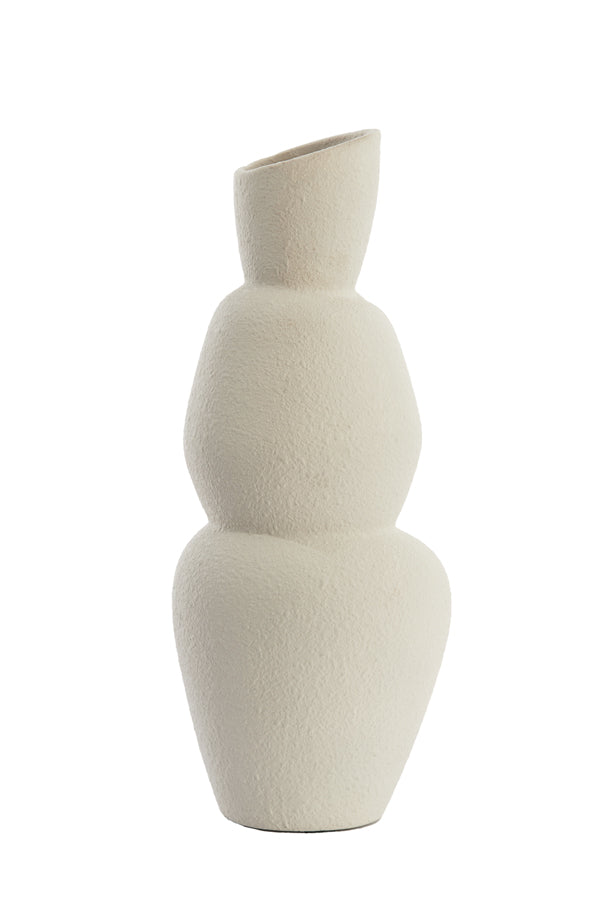 Light & Living vaas ARAM - Ø19x46.5cm - wit