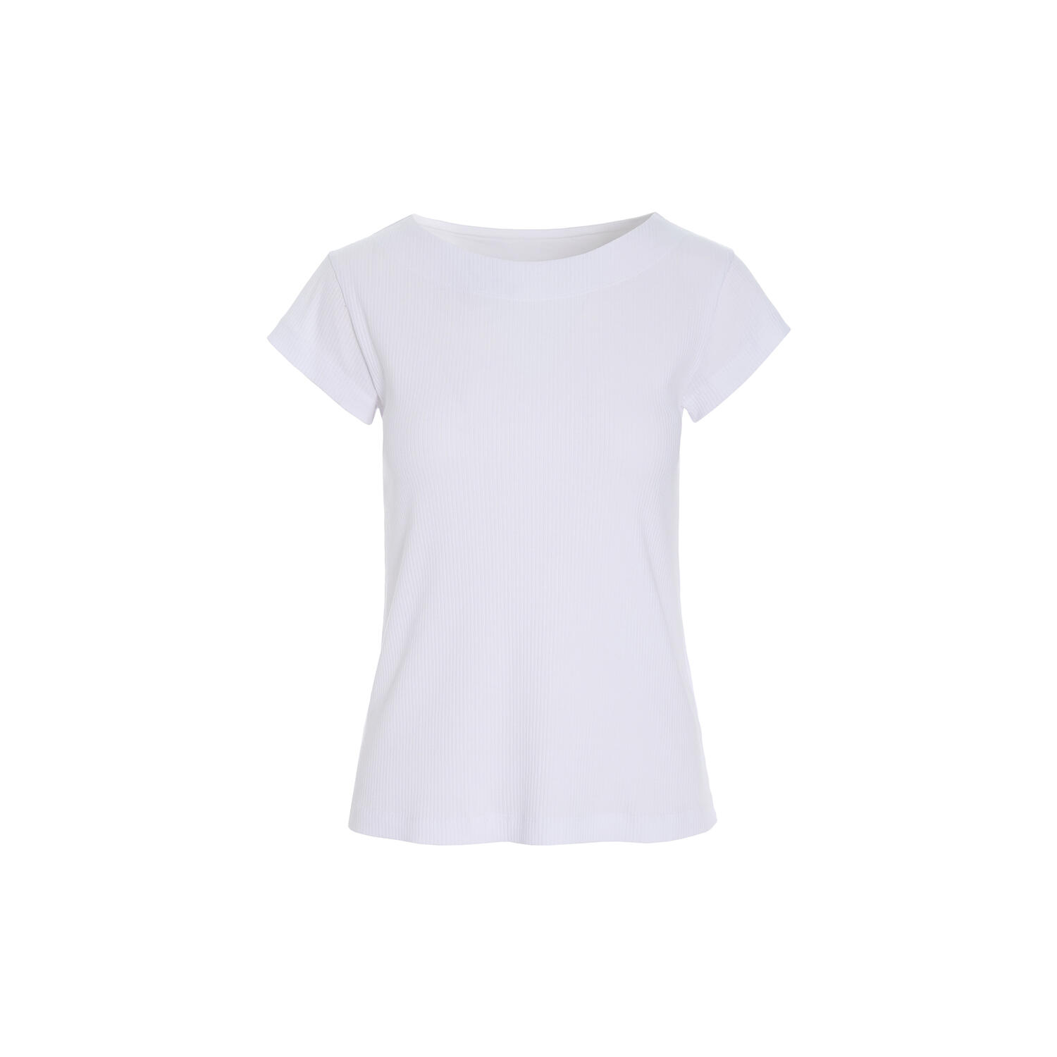 Naibu rib bluse, white
