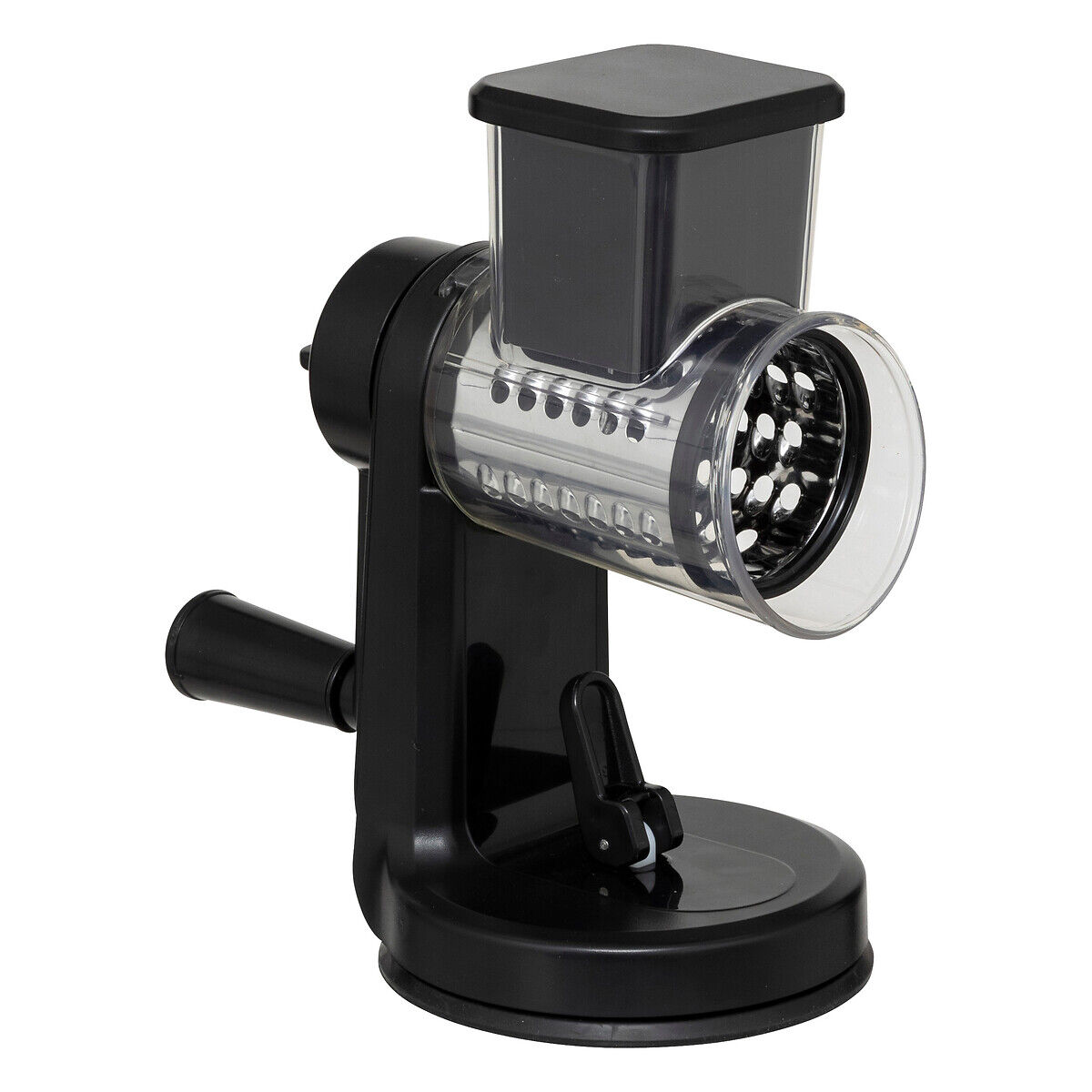 Ralador multiusos com manivela 3 laminas SILVER PRO preto