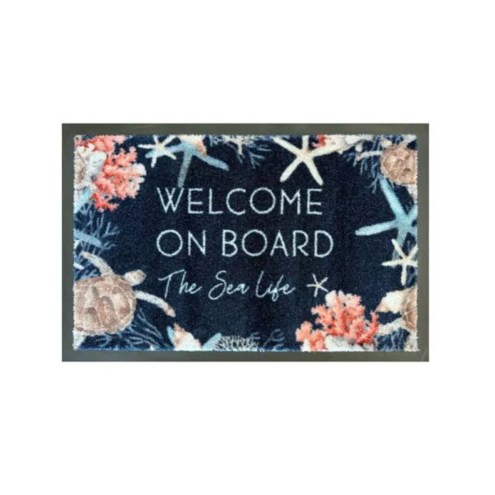 Marine Business Welcome mat