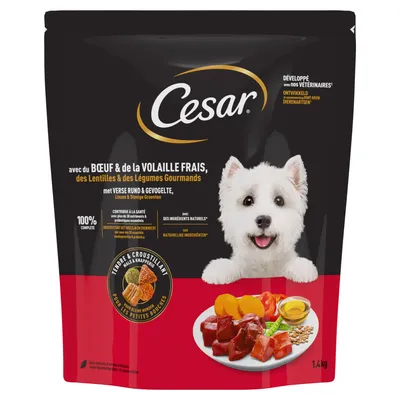 Cesar Adult with Beef, Poultry and Vegetables