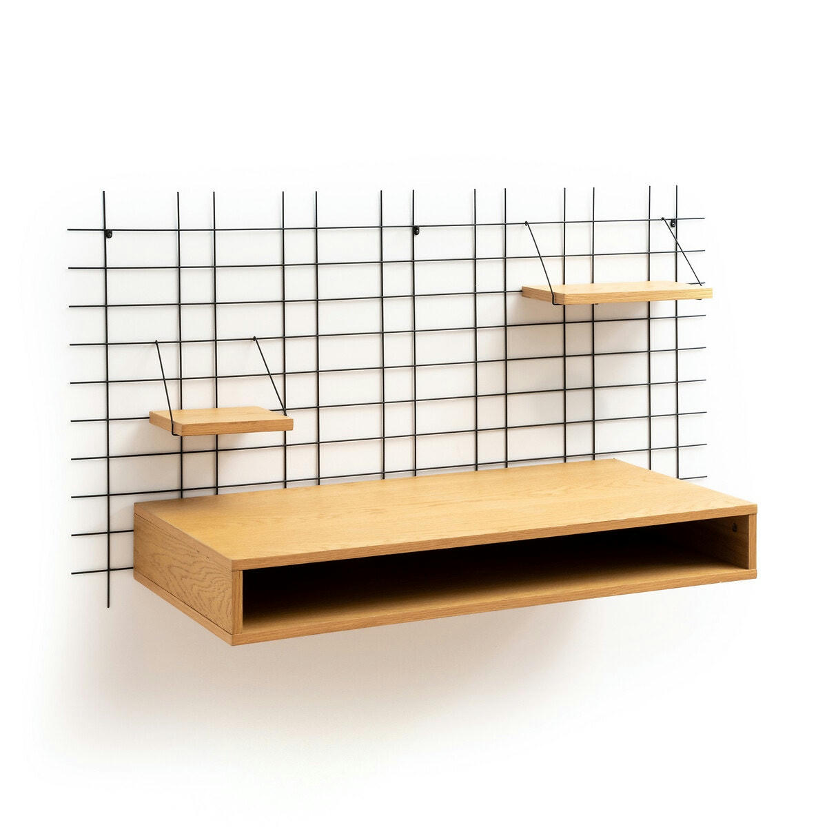 Bureau mural avec support métal Trigala