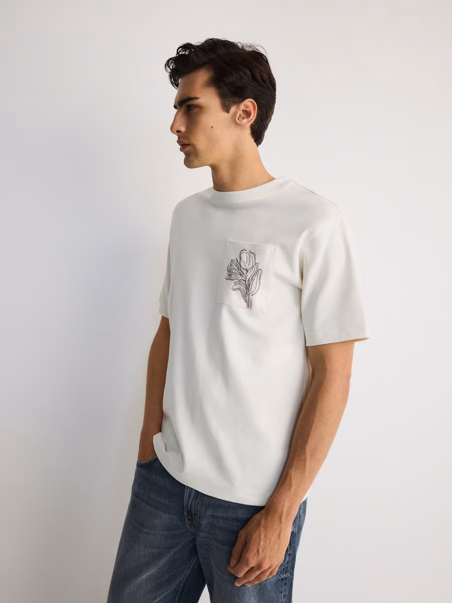 Oversized T-Shirt With Embroidery