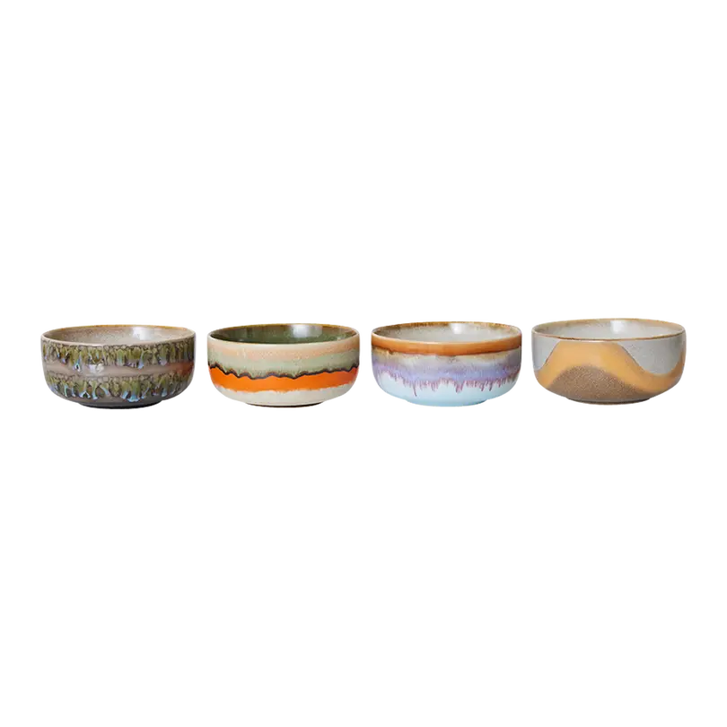 Schalen-Set 4-teilig 70'S
