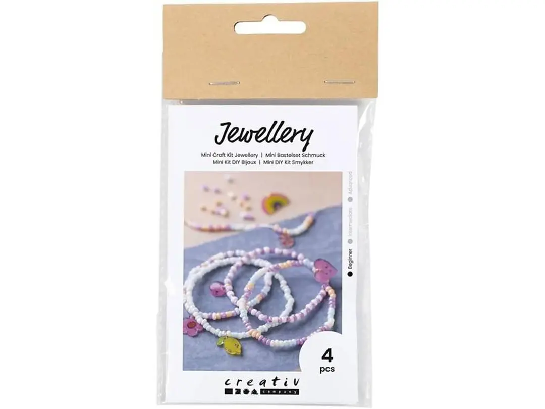 Bastelset Set bestehend aus verschiedenen Artikeln Schmuck Bastelset Armbänder mit Schrumpffolie