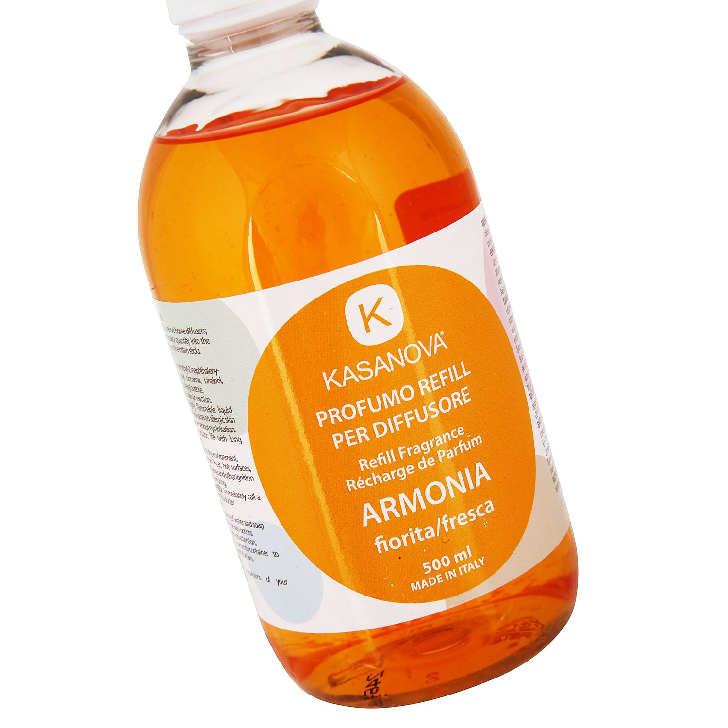 Ricarica Armonia da 500 ml, per diffusore per ambienti design Luca Trazzi