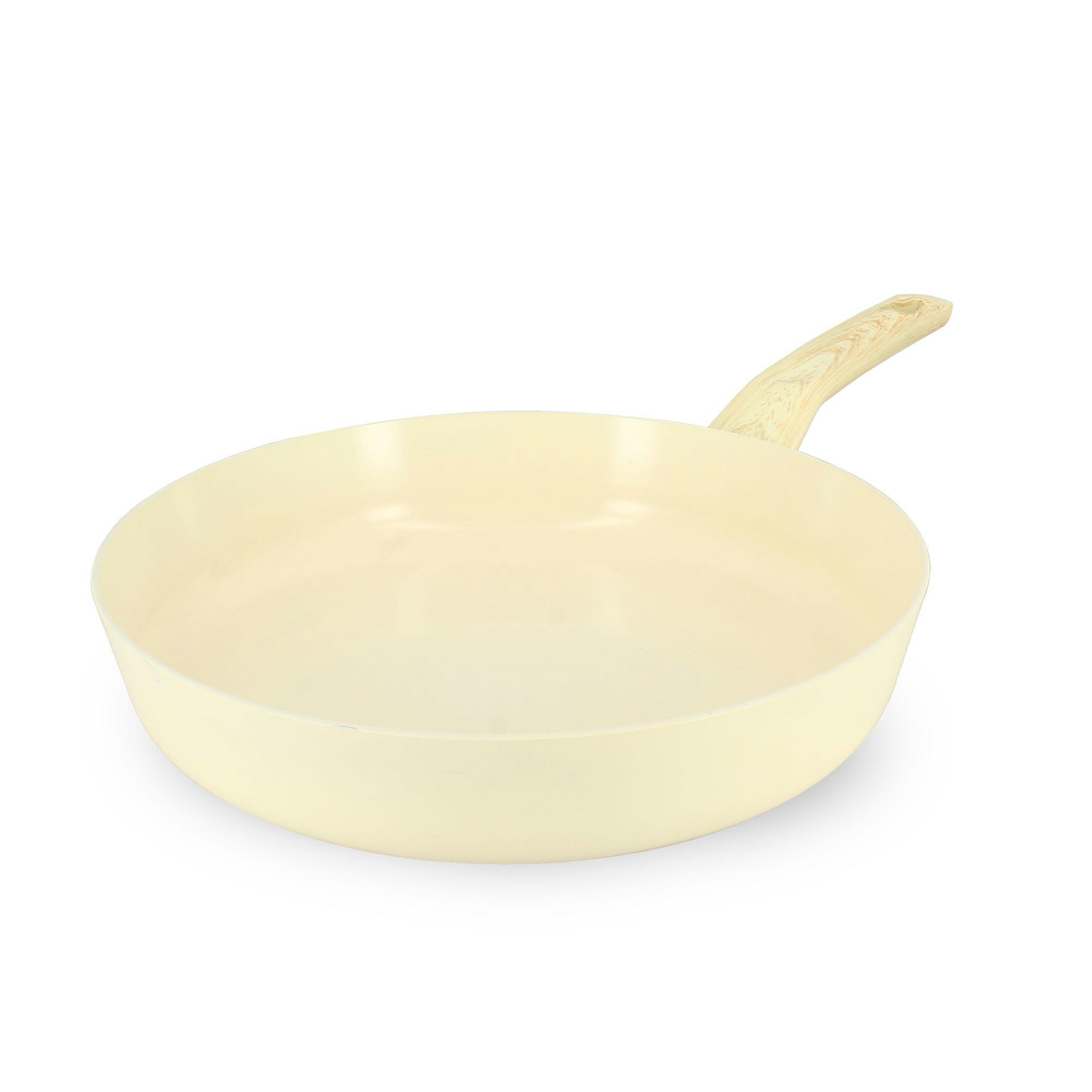 COLORAMA - Poêle en aluminium Ø28cm crème - compatible induction