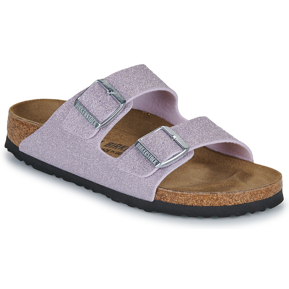 BIRKENSTOCK - Arizona - White / Glitter / Shiny / Glitter / Faded / Purple