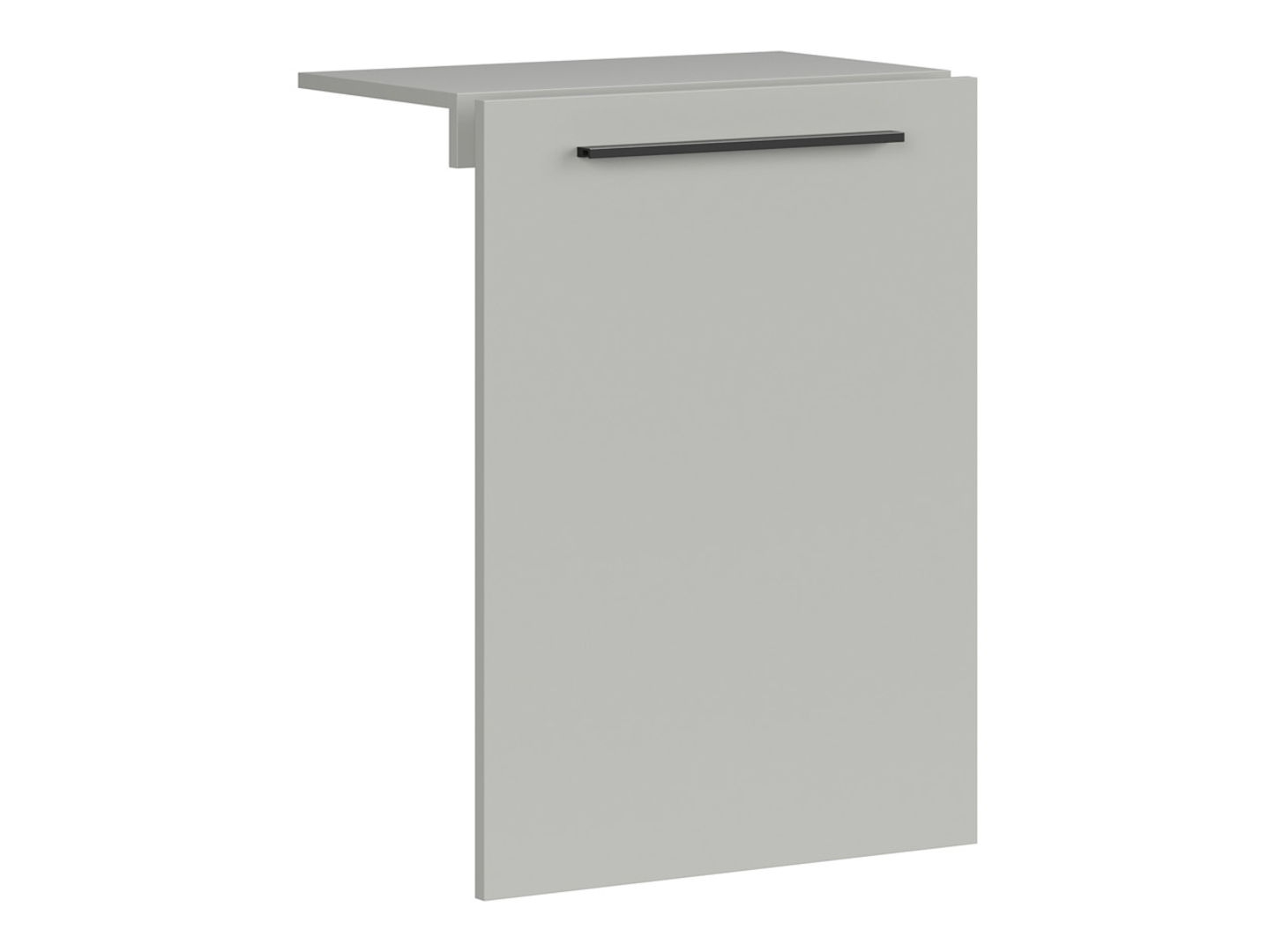 Front kuchenny do zabudowy zmywarki Milino 60 cm szary chinchila