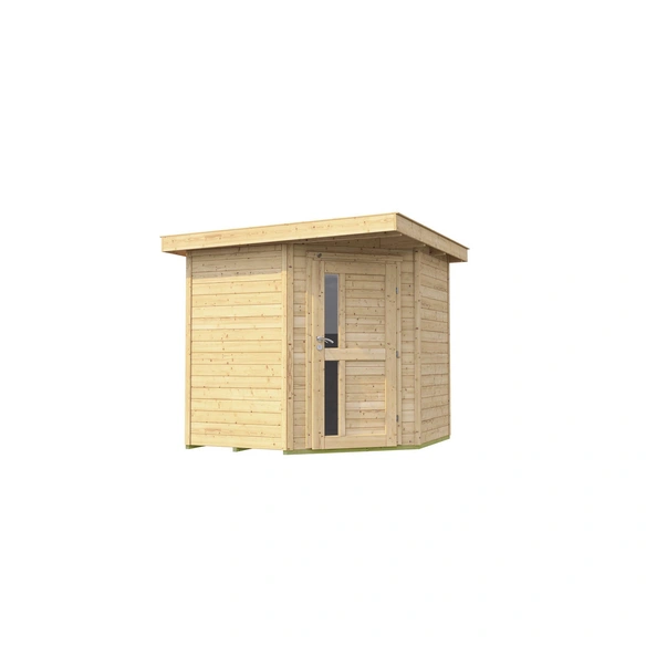 Gartenhaus »229«, Holz, BxT: 244 x 244 cm (Außenmaße inkl. Dachüberstand)