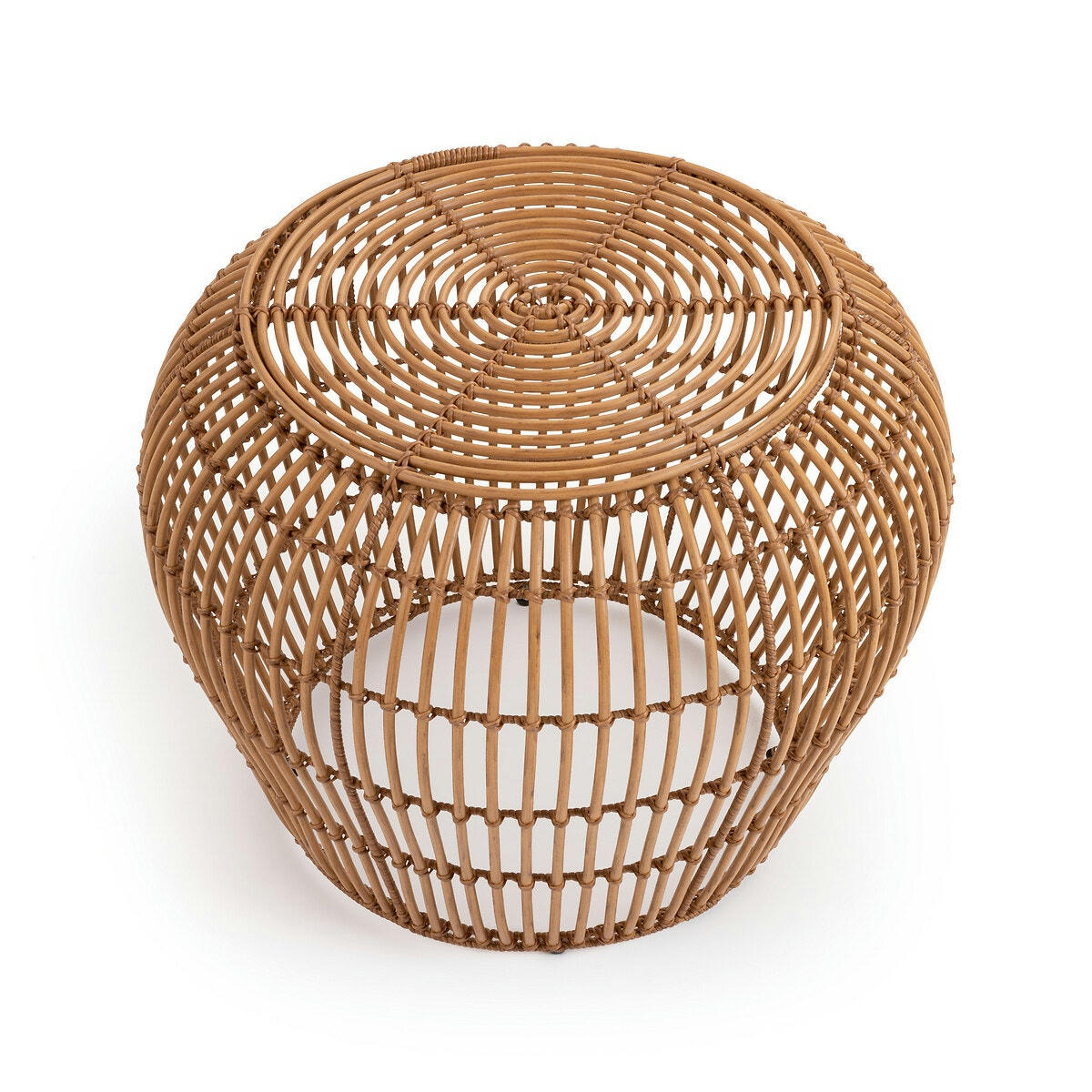 Table basse de jardin résine tressée ø60 cm, Kafi