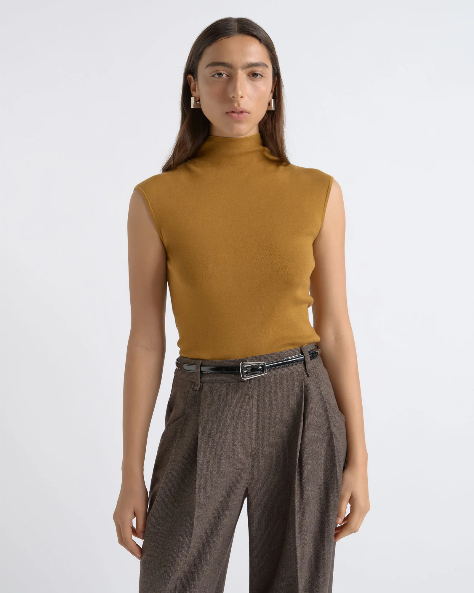 Cotton Silk Cap Sleeve Knit