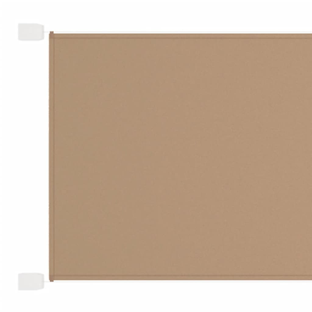 Markiza pionowa Taupe 60 x 1200 cm vidaXL