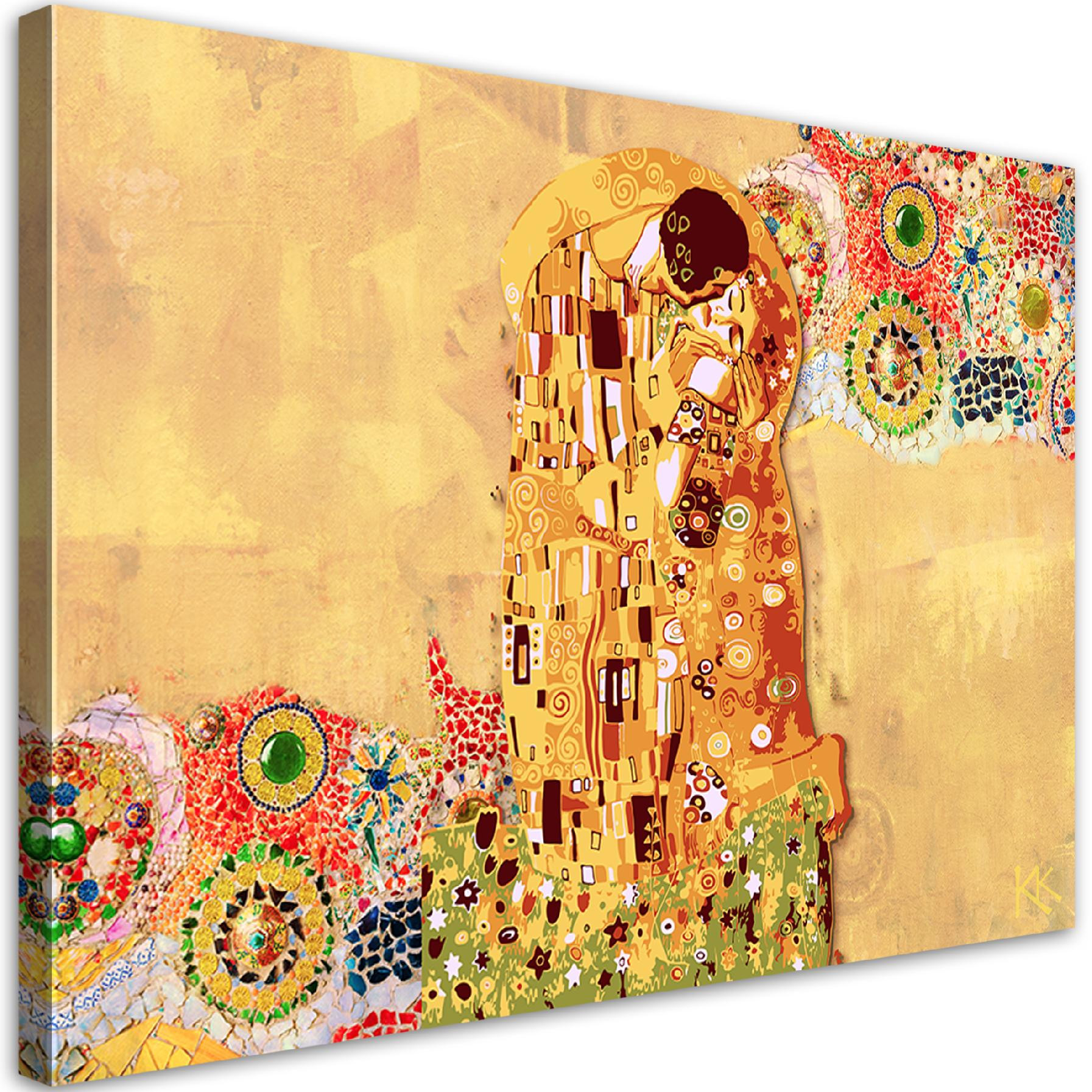 Feeby Obraz Gustav Klimt Spełnienie Kobieta Abstrakcja 60x40