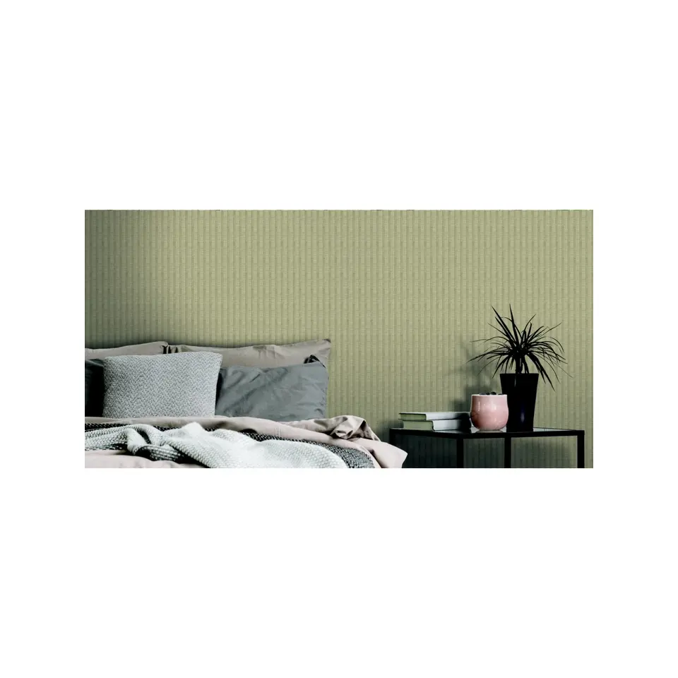 Dutch Wallcoverings - Odyssee uni/ treep beige - 0,53x10,05m