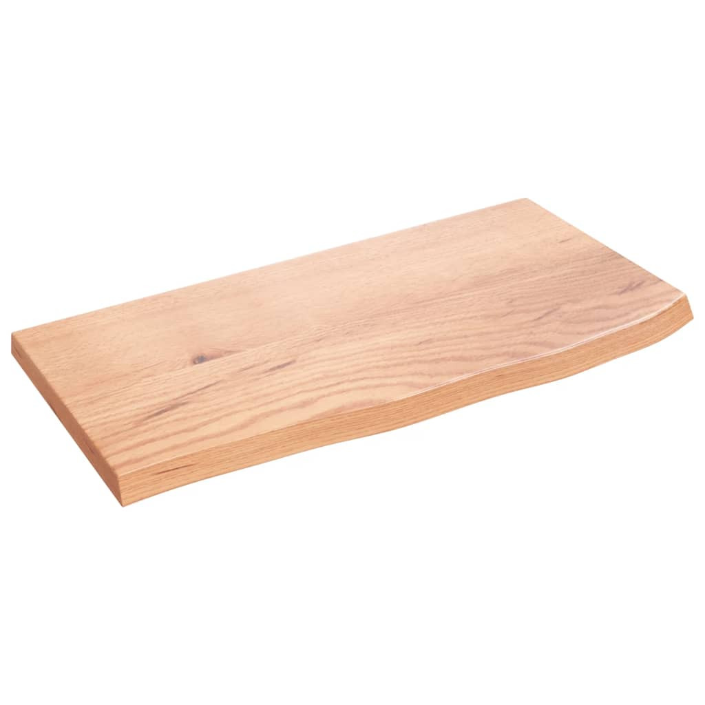 VidaXL Półka jasnobrązowa 60x30x2 cm lakierowane