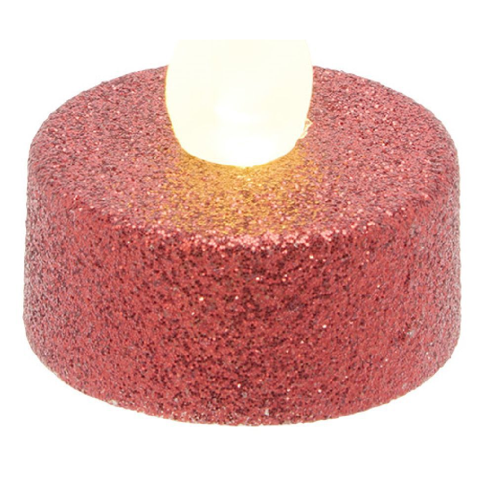 Bougie à Led pailleté x4 (2 modèles)