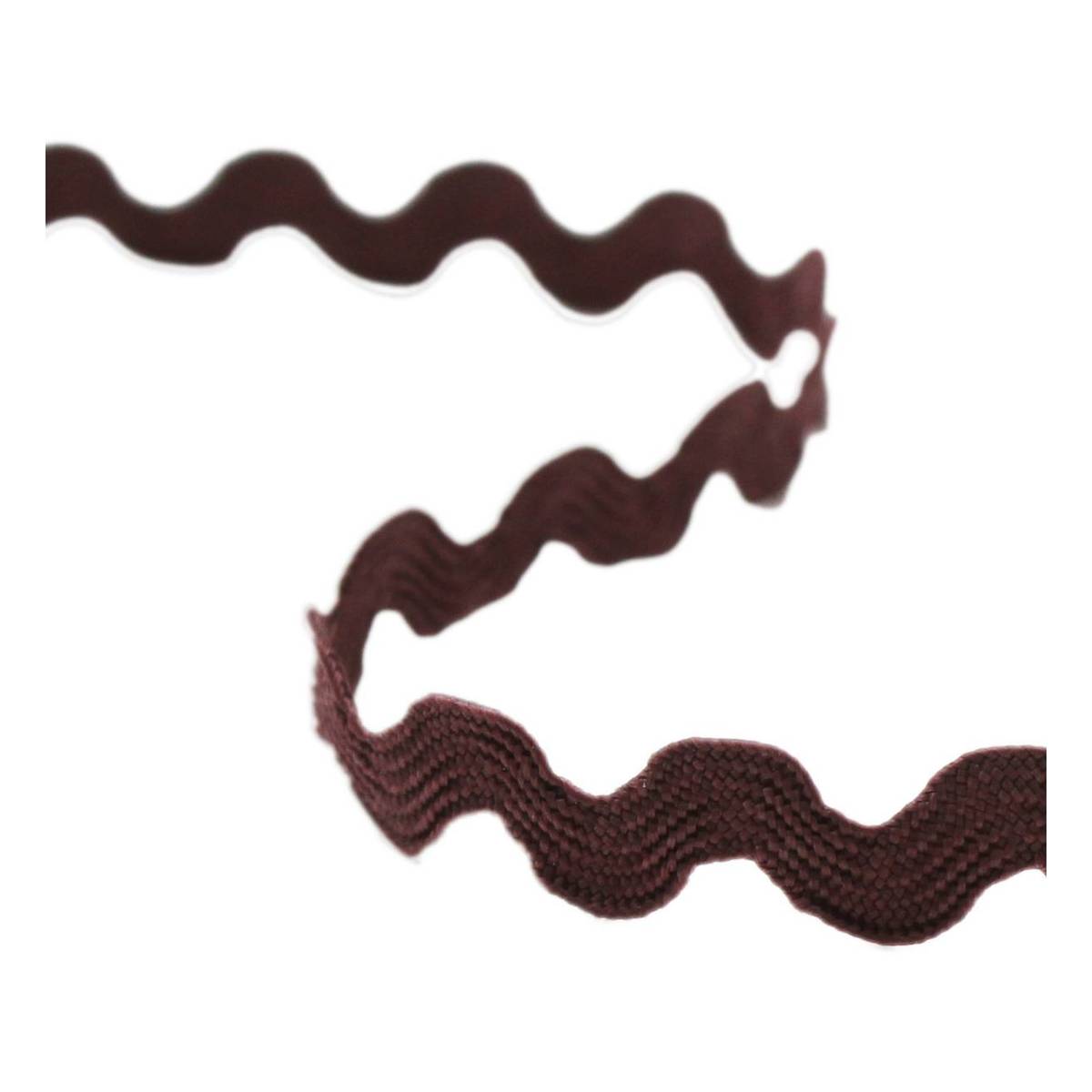 Chocolate Ric Rac Ribbon 6mm x 4m