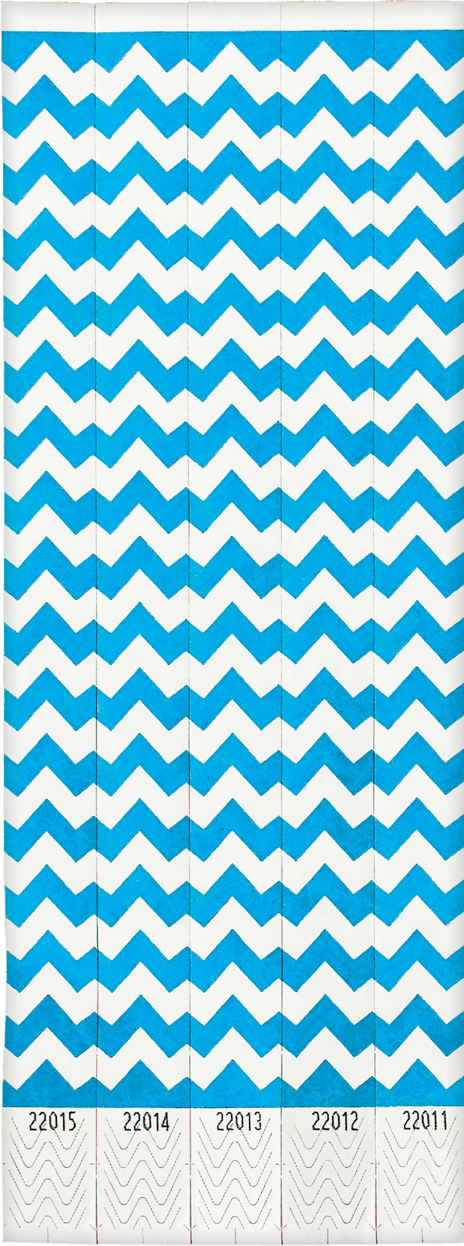 Chevron Waterproof Wristbands, 500-pk