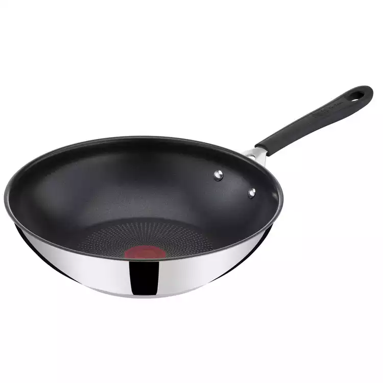 Tefal Jamie Oliver Quick & Easy 28cm Stainless Steel Wok