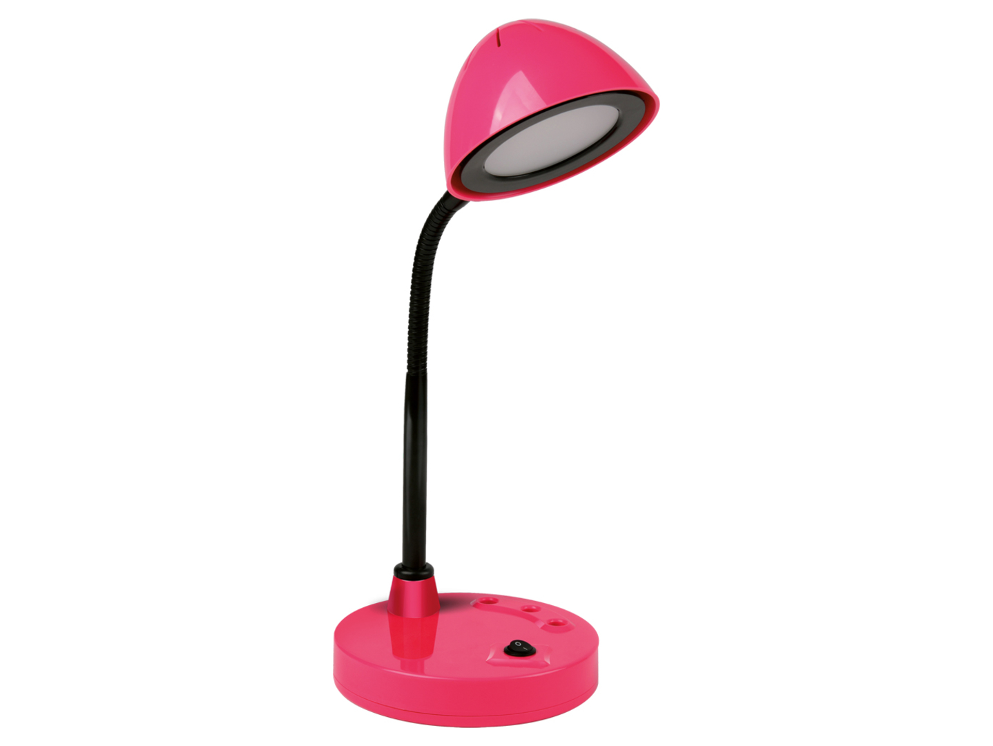 Lampka biurkowa Roni LED stalowa różowa