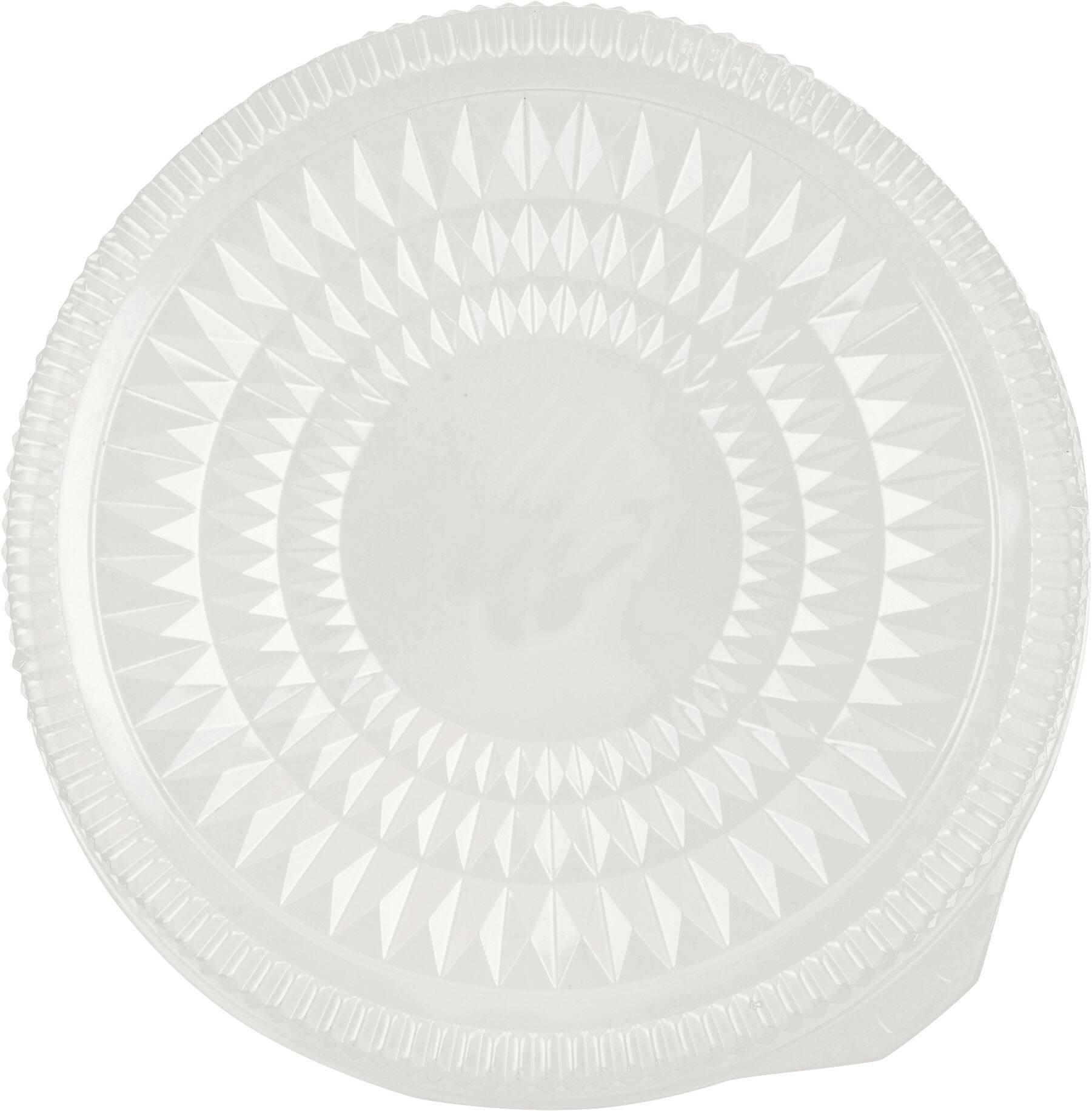 Plastic Dome Platter Lid, Clear, 18-in, for New Year's Eve/Graduation/Christmas/Birthday Party