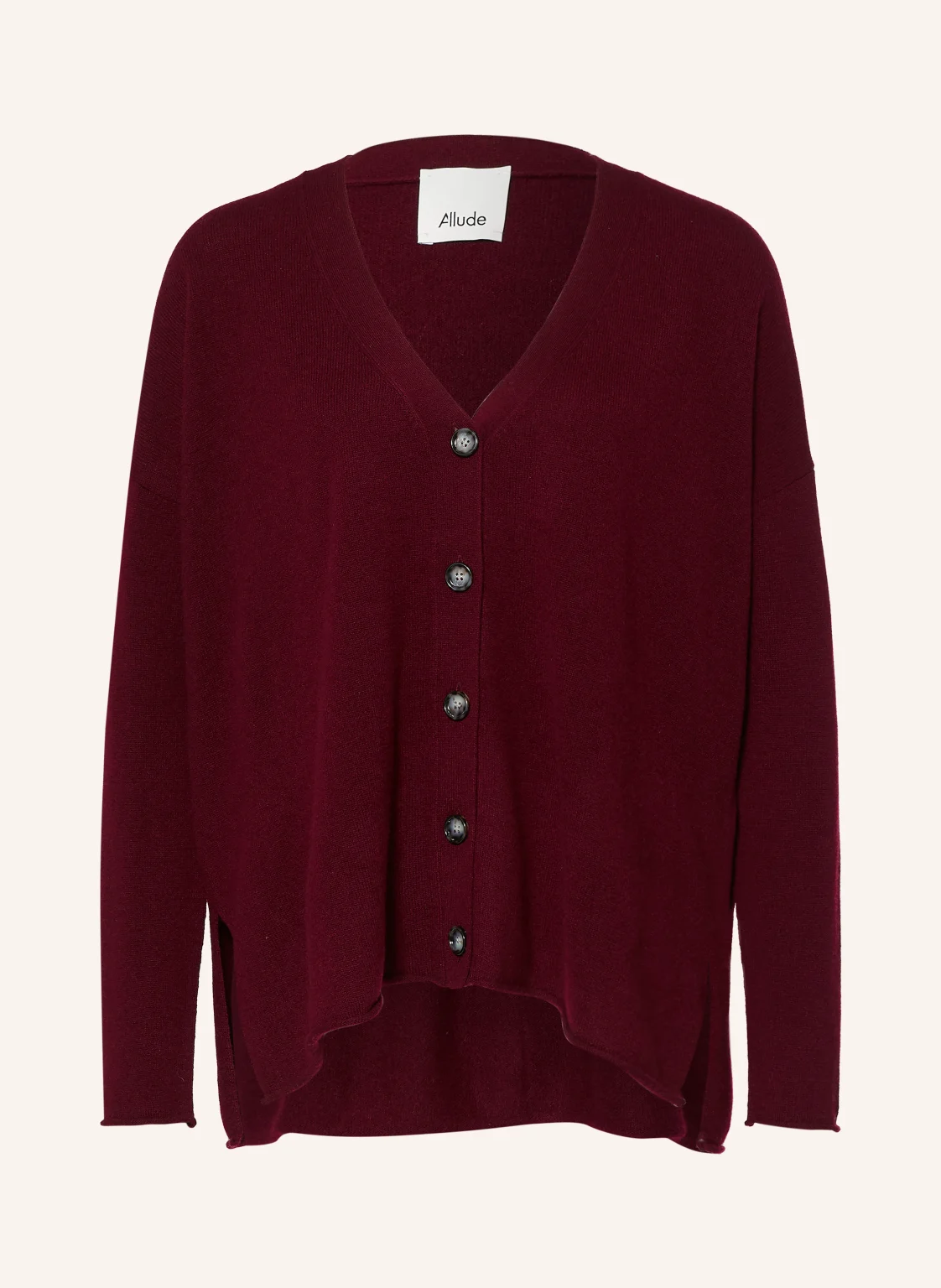 ALLUDE Oversized-Strickjacke aus Cashmere