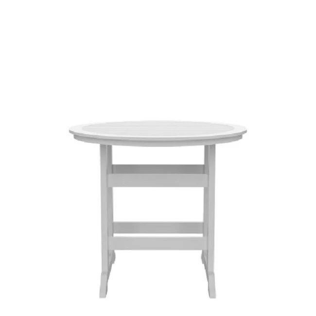 HDPE Bar Table, White + Gray
