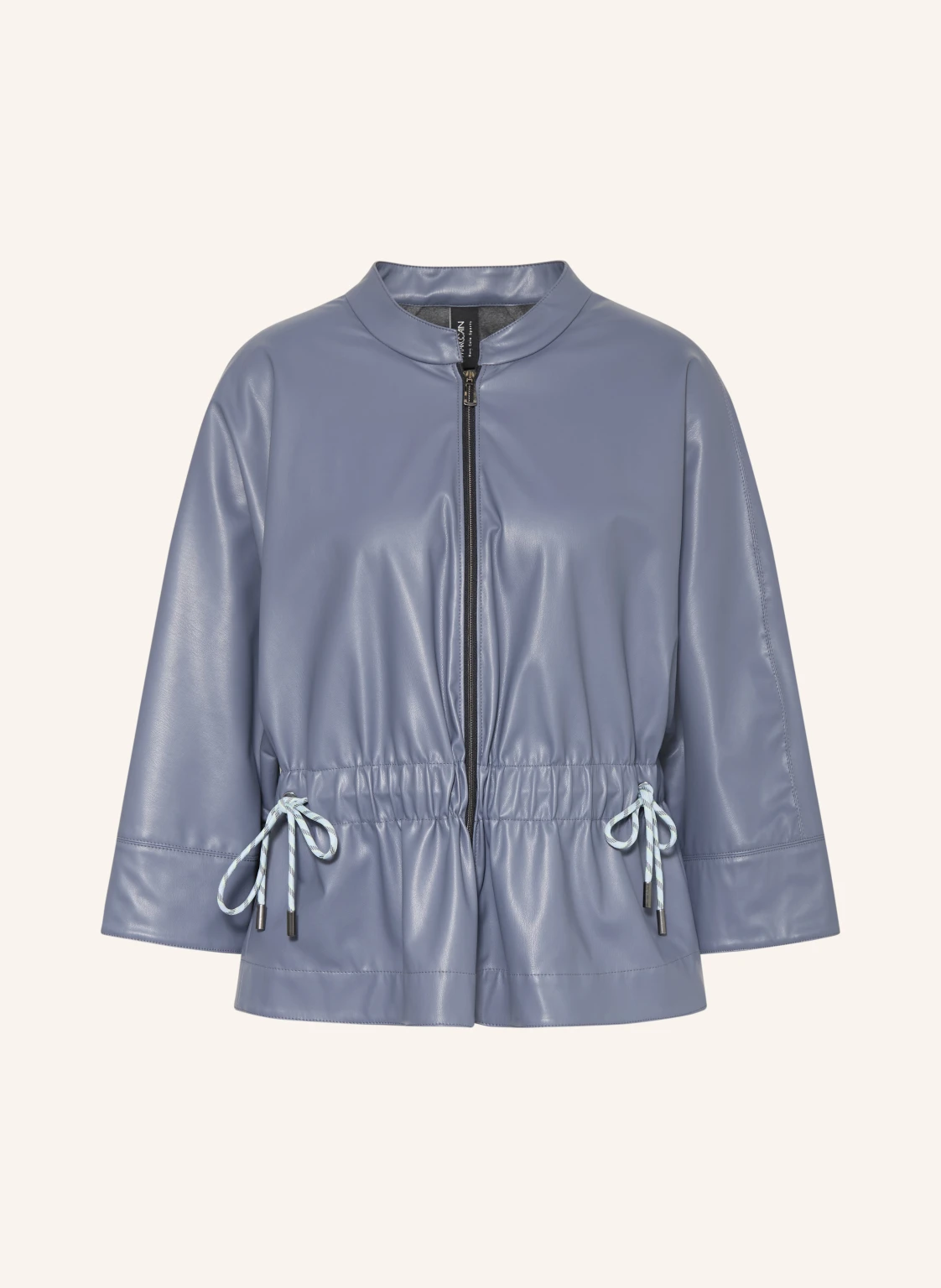 MARC CAIN Jacke in Lederoptik mit 3/4-Arm