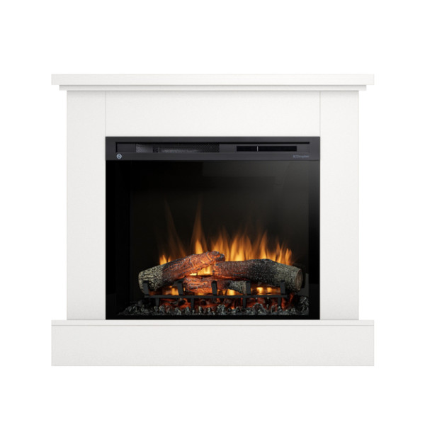 Kominek elektryczny Jukon 28" XHD Optiflame Biały Warmtec
