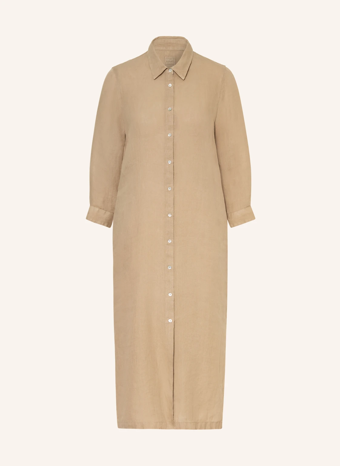 120%lino Hemdblusenkleid aus Leinen