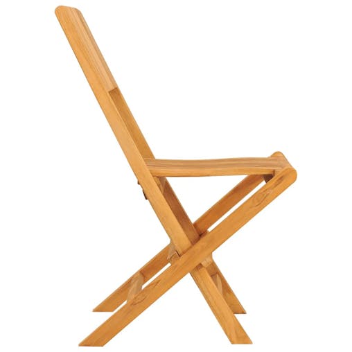 NNEVL Folding Garden Chairs 2 pcs 47x61x90 cm Solid Wood Teak