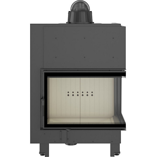 Insert cheminée MBA 17 BS vitre à droite   4 bouches recuperateur