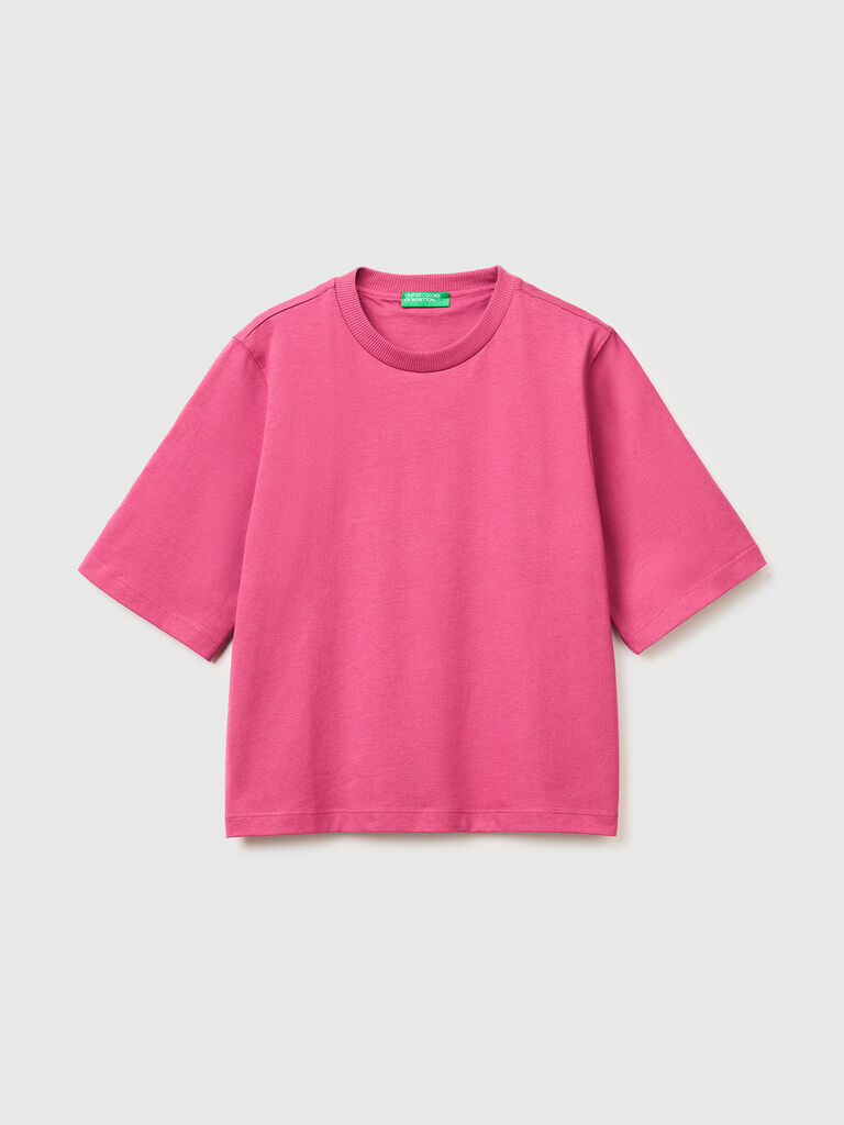 100% cotton boxy fit t-shirt